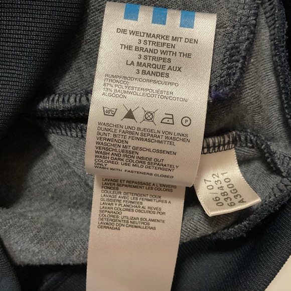 Adidas Women’s Track Jacket Blue Full Zip - Picture 9 of 9